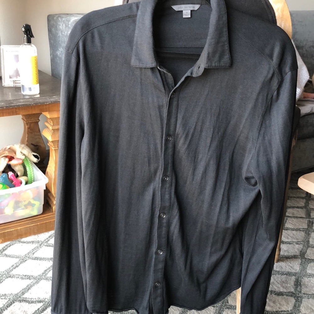 John Varvatos Cotton / silk botton down